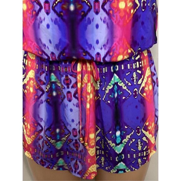 New. Pilyq multicolored tie dye swimsuit coverup. Retails $125. M/L - Picture 4 of 8